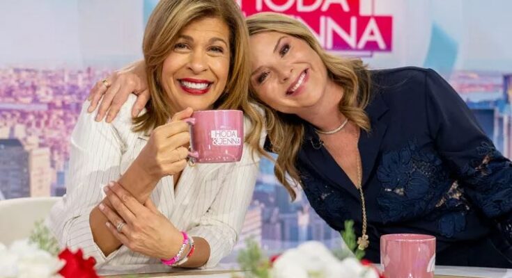 Hoda Kotb and Jenna Bush Hager on 'Today with Hoda & Jenna' in January.