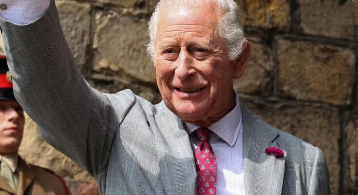 King Charles at the Ceremony of the Keys at Lancaster Castle.